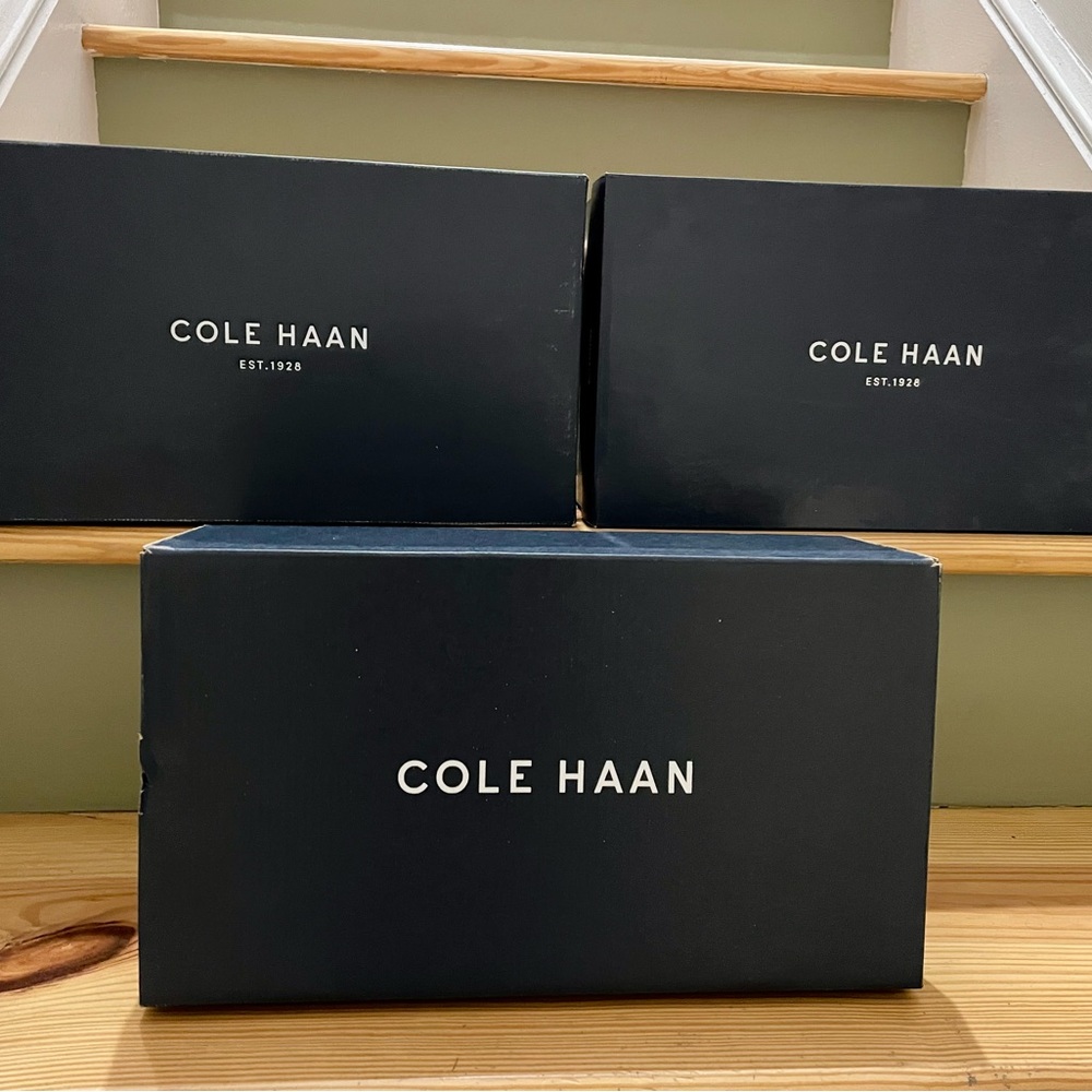 3 Cole Haan shoe boxes